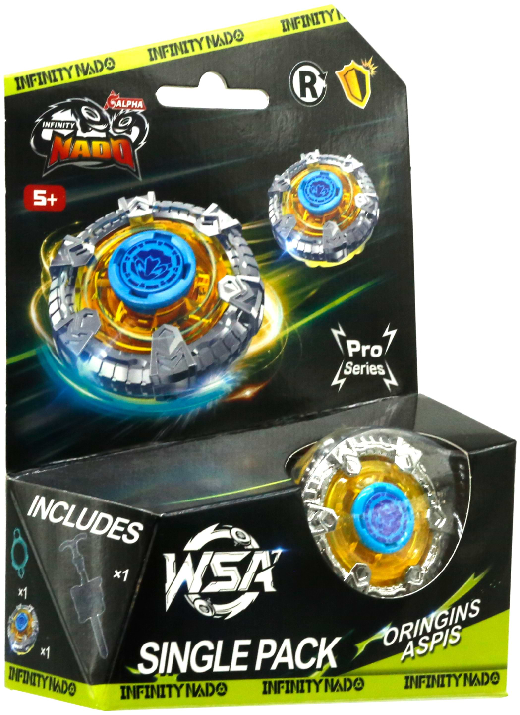 Дзиґа Infinity Nado VII Pro Series Single Pack Origins Aspis (EU664621-4)